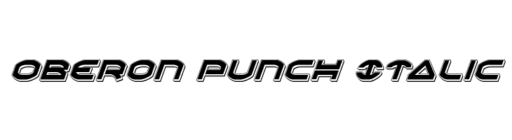 Oberon Punch Italic  les polices de caractères gratuit tlcharger