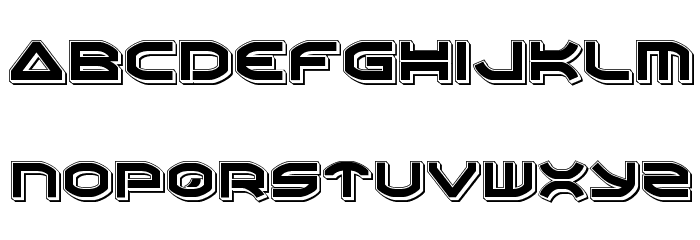 Oberon Punch Font LOWERCASE