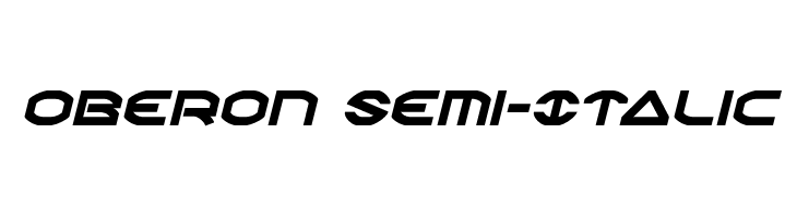 Oberon Semi-Italic  Fuentes Gratis Descargar
