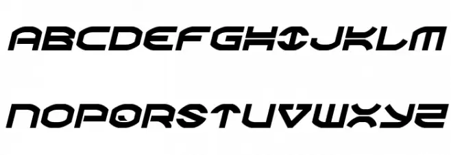 Oberon Semi-Italic フォント 大文字