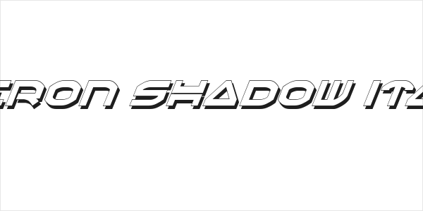 Oberon Shadow Italic Logo