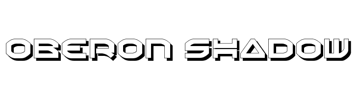 Oberon Shadow  नि: शुल्क फ़ॉन्ट्स डाउनलोड