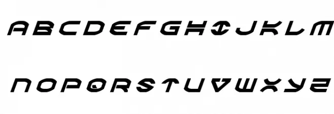 Oberon Title Italic Polices MAJUSCULES
