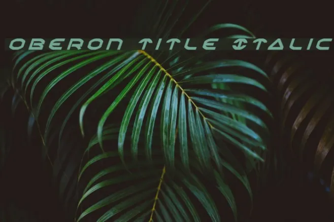 Oberon Title Italic Example 1