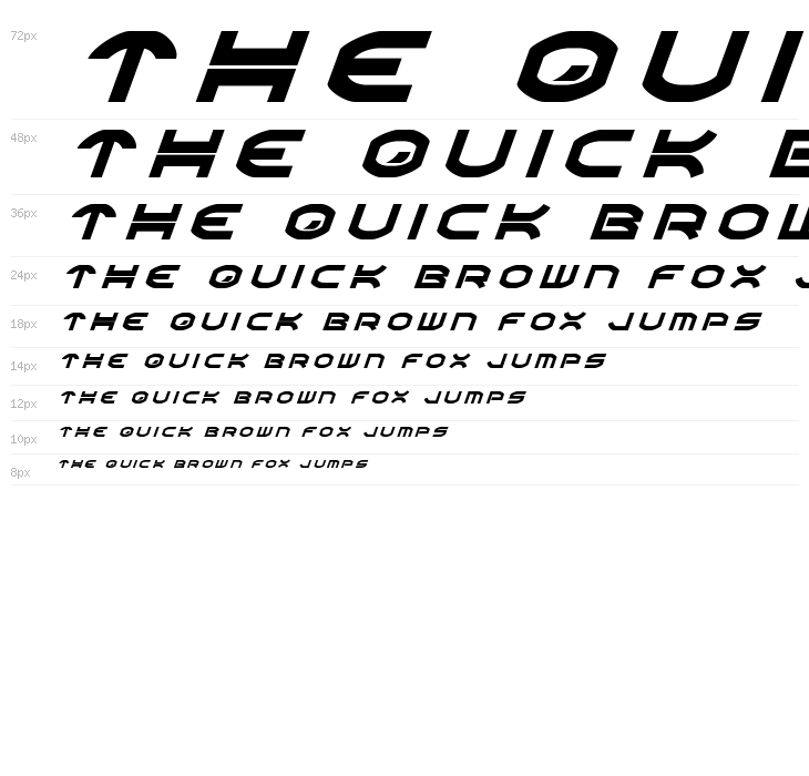 Oberon Title Italic Waterfall