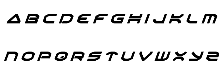 Oberon Title Italic Font LOWERCASE