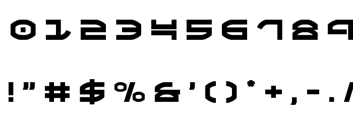 Oberon Title Font OTHER CHARS