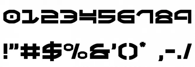 Oberon Font OTHER CHARS