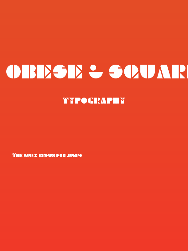 Obese & Square KK Poster