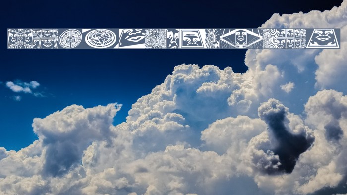 Obey3D Font examples