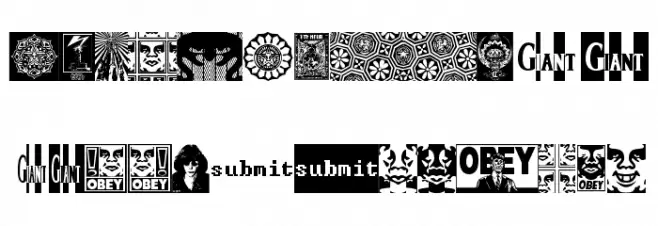 ObeyAssorty Font LOWERCASE