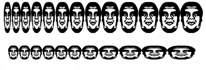 ObeyBalloonCaps Schriftart Groß