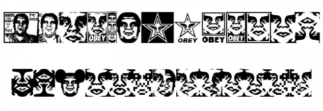 ObeyEssenceCaps 字体 大写