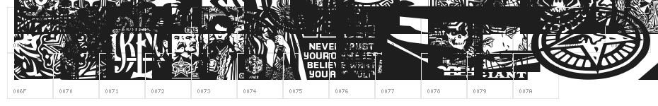 ObeyFaves Character Map