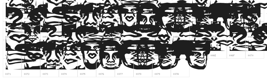 ObeyFunhouse Character Map