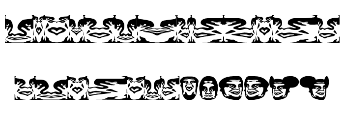 ObeyFunhouse Font LOWERCASE