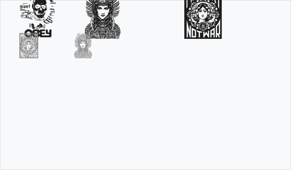 ObeyGalleriaCaps Business Card