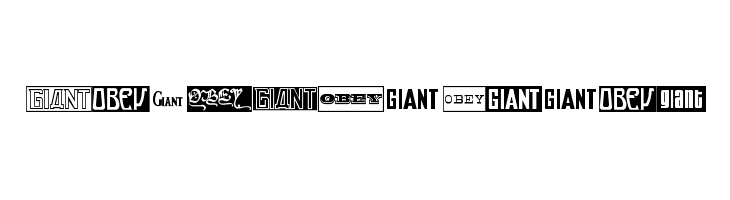 ObeyGiantPoster Font