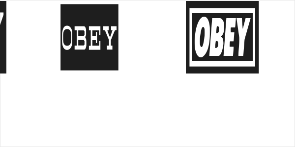 ObeyGiantPosterCondensedCaps Logo