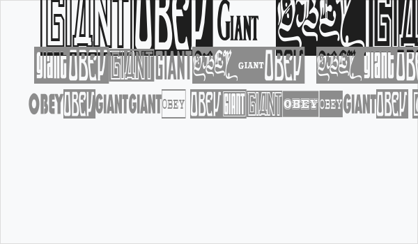 ObeyGiantPosterCondensed Business Card