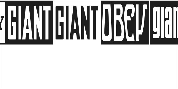 ObeyGiantPosterCondensed Logo