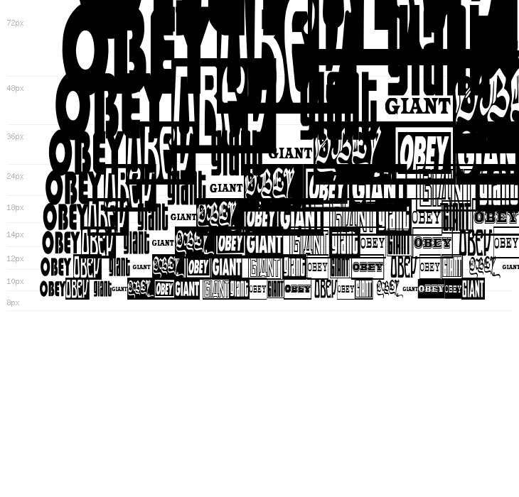 ObeyGiantPosterCondensed Waterfall