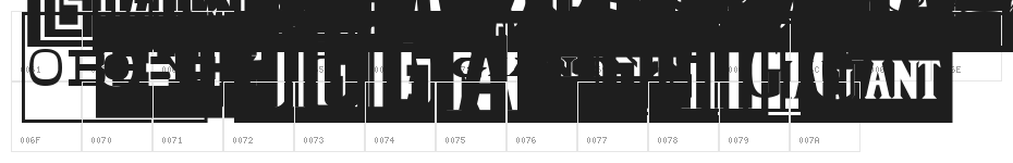 ObeyGiantPoster Character Map