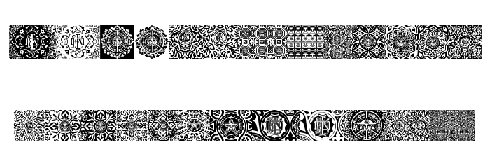ObeyPatterns Font LOWERCASE
