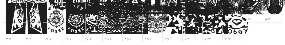 ObeyPears Character Map