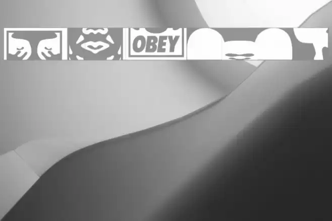 ObeyPuzzleCaps Font examples