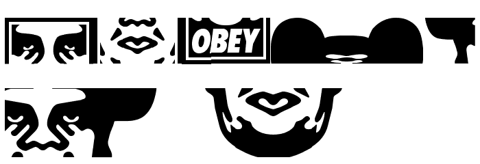 ObeyPuzzle フォント 小文字