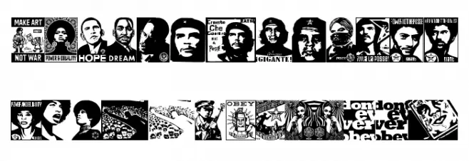 ObeyRevolutionCaps Font UPPERCASE