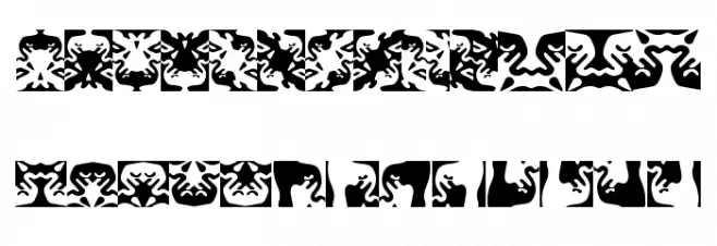 ObeyRorschach Font UPPERCASE