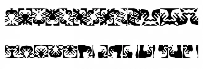 ObeyRorschachCaps Шрифта ВЕРХНИЙ