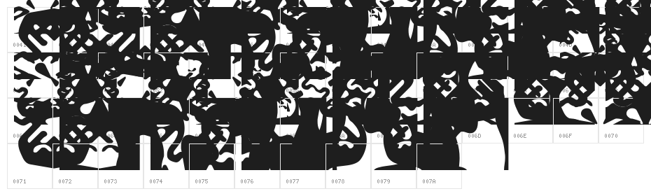 ObeyRorschach Character Map