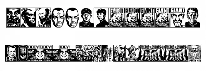 ObeyTyrant フォント 大文字