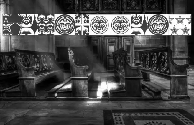 ObeyWrappers Font examples