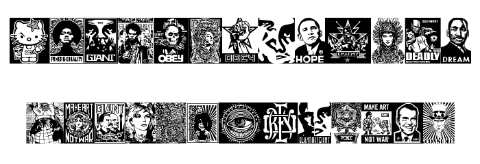 ObeyXL1 Font LOWERCASE