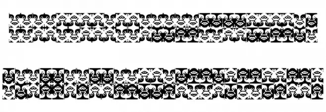 ObeysTile Schriftart Groß