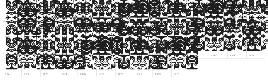 ObeysTile Character Map