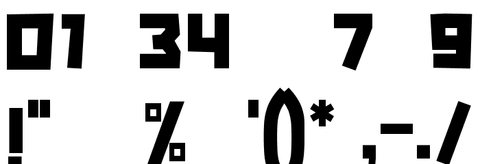 Obit Font OTHER CHARS