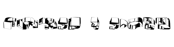 Object 3D Regular  Frei Schriftart Herunterladen