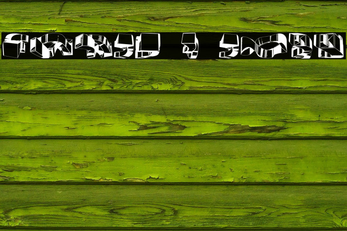 Object 3D Regular Font examples
