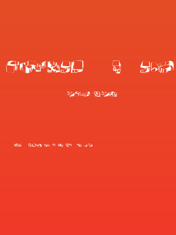 Object 3D Regular Poster