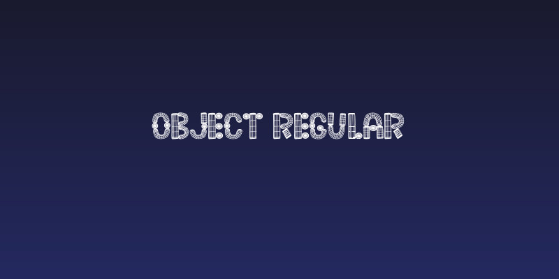 Object Regular Social Header