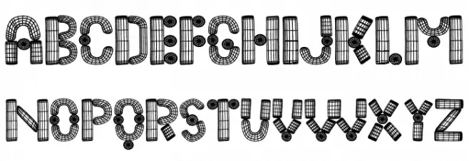 Object Regular Schriftart Kleinbuchstaben