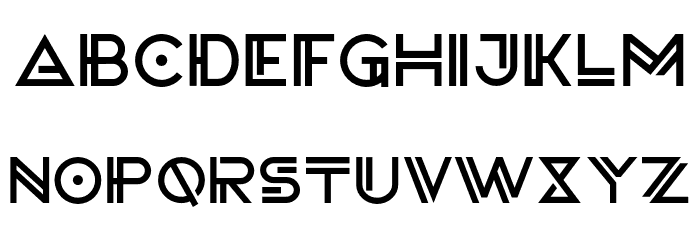 Objectis Шрифта ВЕРХНИЙ