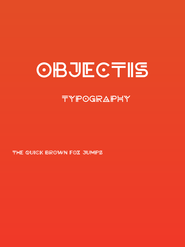 Objectis Poster