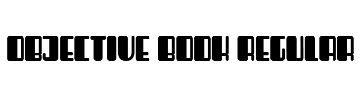 Objective Book Regular  baixar fontes gratis