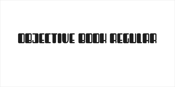 Objective Book Regular Logo